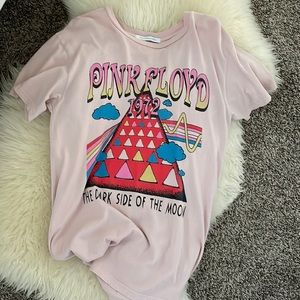 Pink Floyd distressed tee. Size large